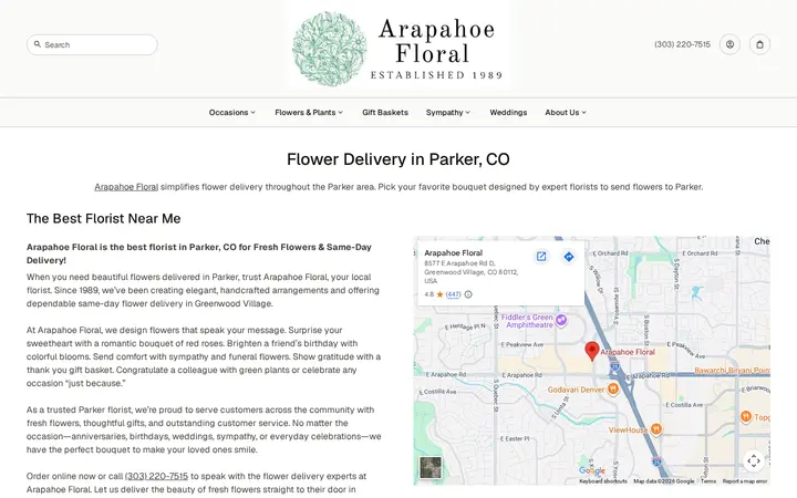 /florist-parker-co — Arapahoe Floral