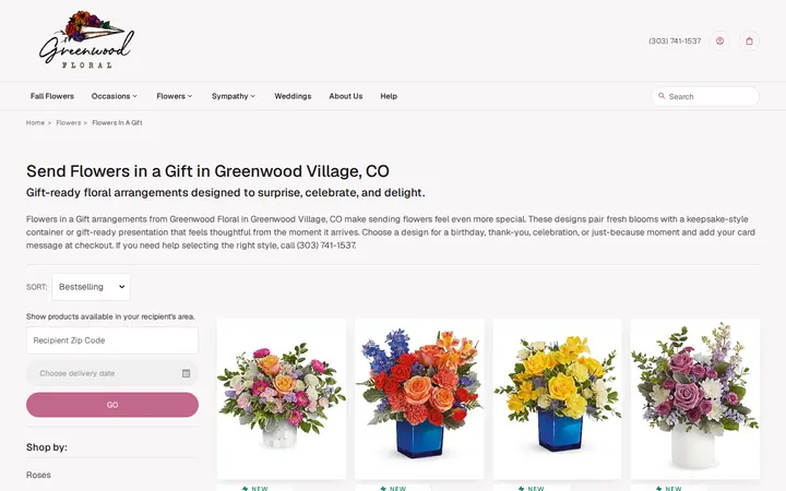 /flowers-in-a-gift/cat1080003 — Greenwood Floral