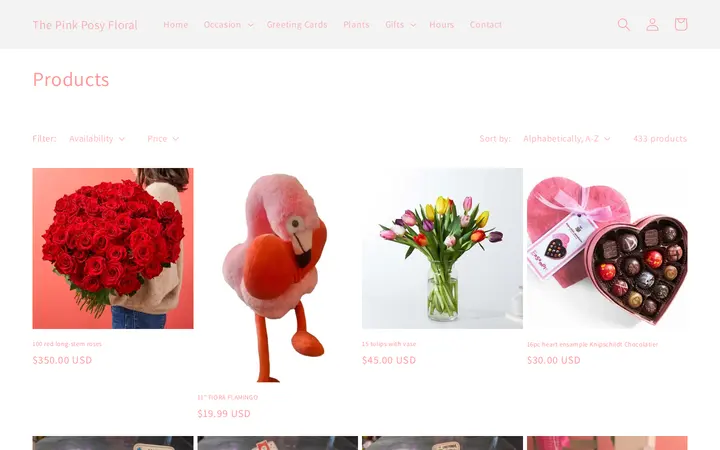 /collections/all — The Pink Posy