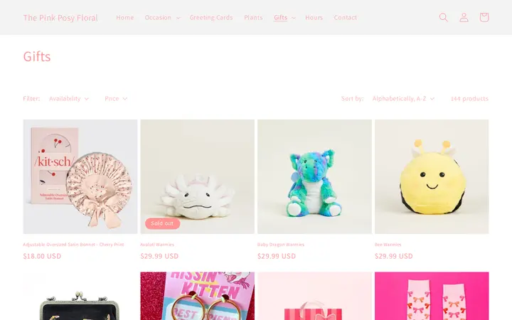 /collections/gifts-2 — The Pink Posy