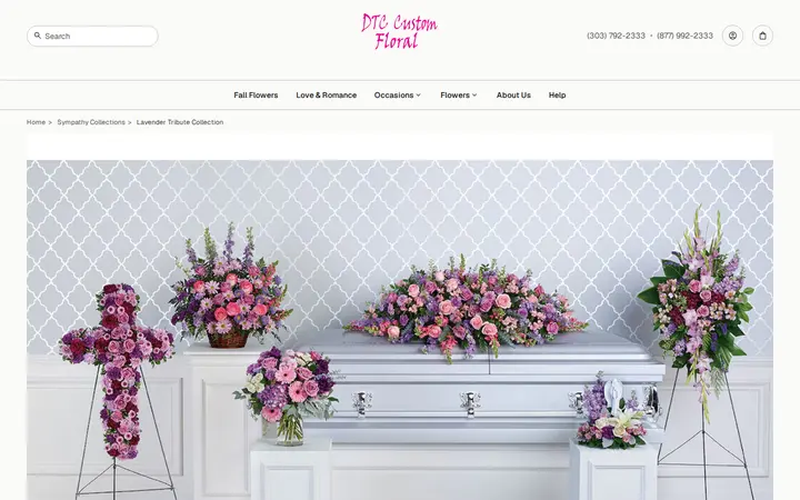 /sympathy-collections/lavender-tribute-collection/cat9490009 — DTC Custom Floral