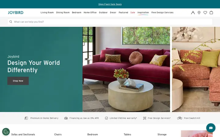 Website of Joybird