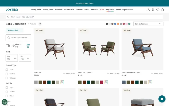 /collections/soto — Joybird