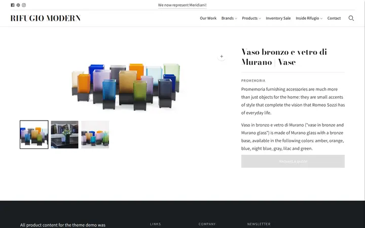 /collections/accessories-and-extras/products/vaso-bronzo-e-vetro-di-murano-vase — Rifugio Modern