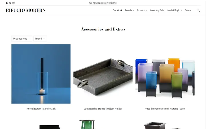 /collections/accessories-and-extras — Rifugio Modern
