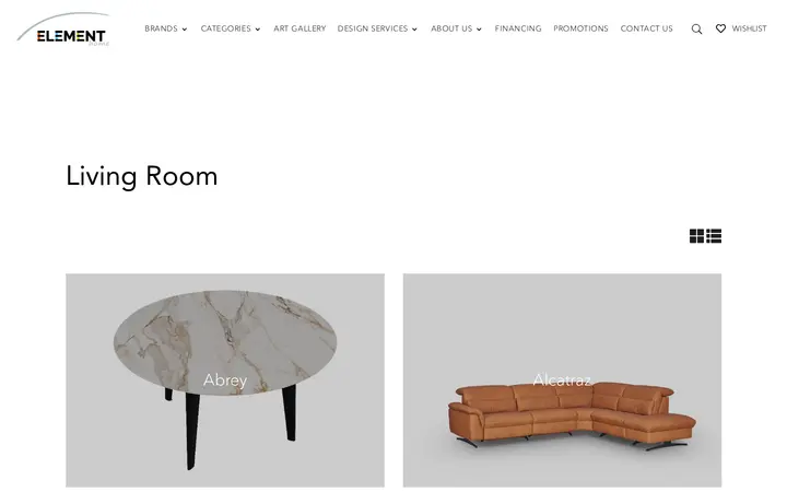 /designer-picks/living-room — ELEMENT Home | Furnishings & Fine Art