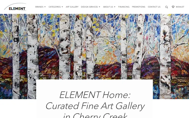 /element-home-curated-fine-art-gallery-in-cherry-creek — ELEMENT Home | Furnishings & Fine Art