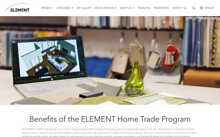 /trade-program — ELEMENT Home | Furnishings & Fine Art