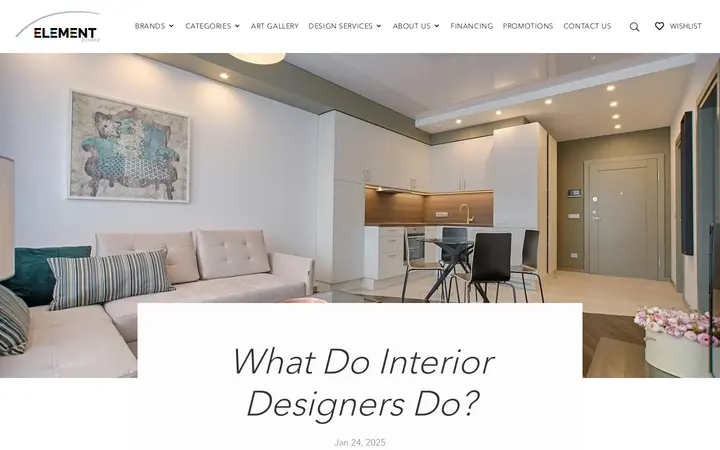 /what-do-interior-designers-do — ELEMENT Home | Furnishings & Fine Art