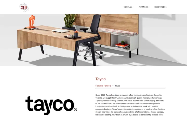 /partners/tayco — STIR