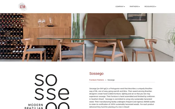 /partners/sossego-design-rep-group — STIR