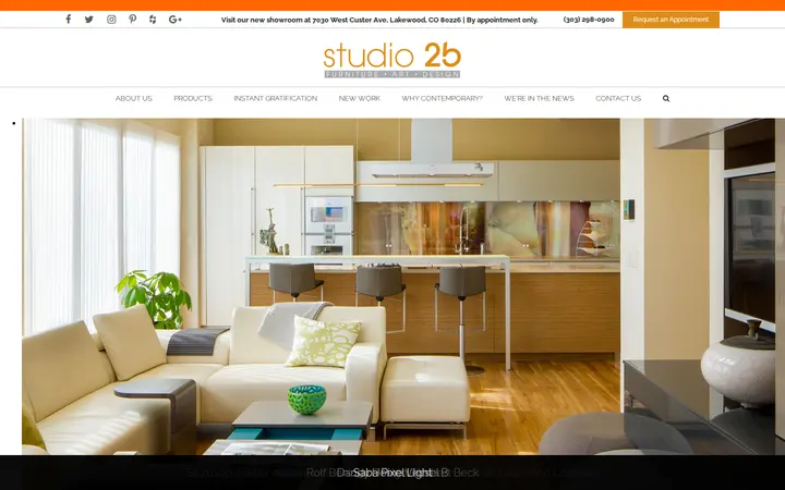 Website of Studio 2b