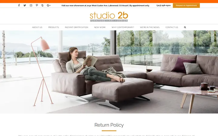 /return-policy — Studio 2b