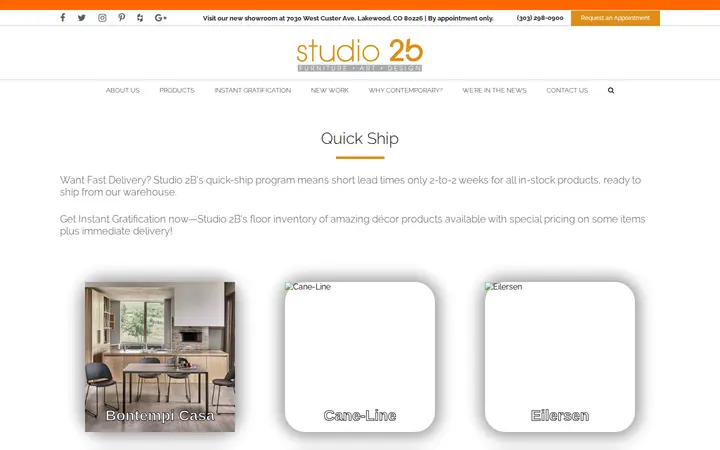 /quick-ship — Studio 2b