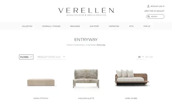 /collections/living-space/entryway — Verellen Atelier Denver