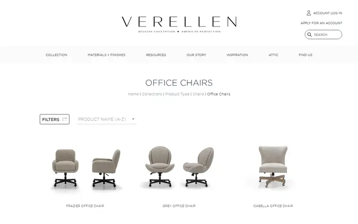 /collections/product-type/chairs/office-chairs — Verellen Atelier Denver