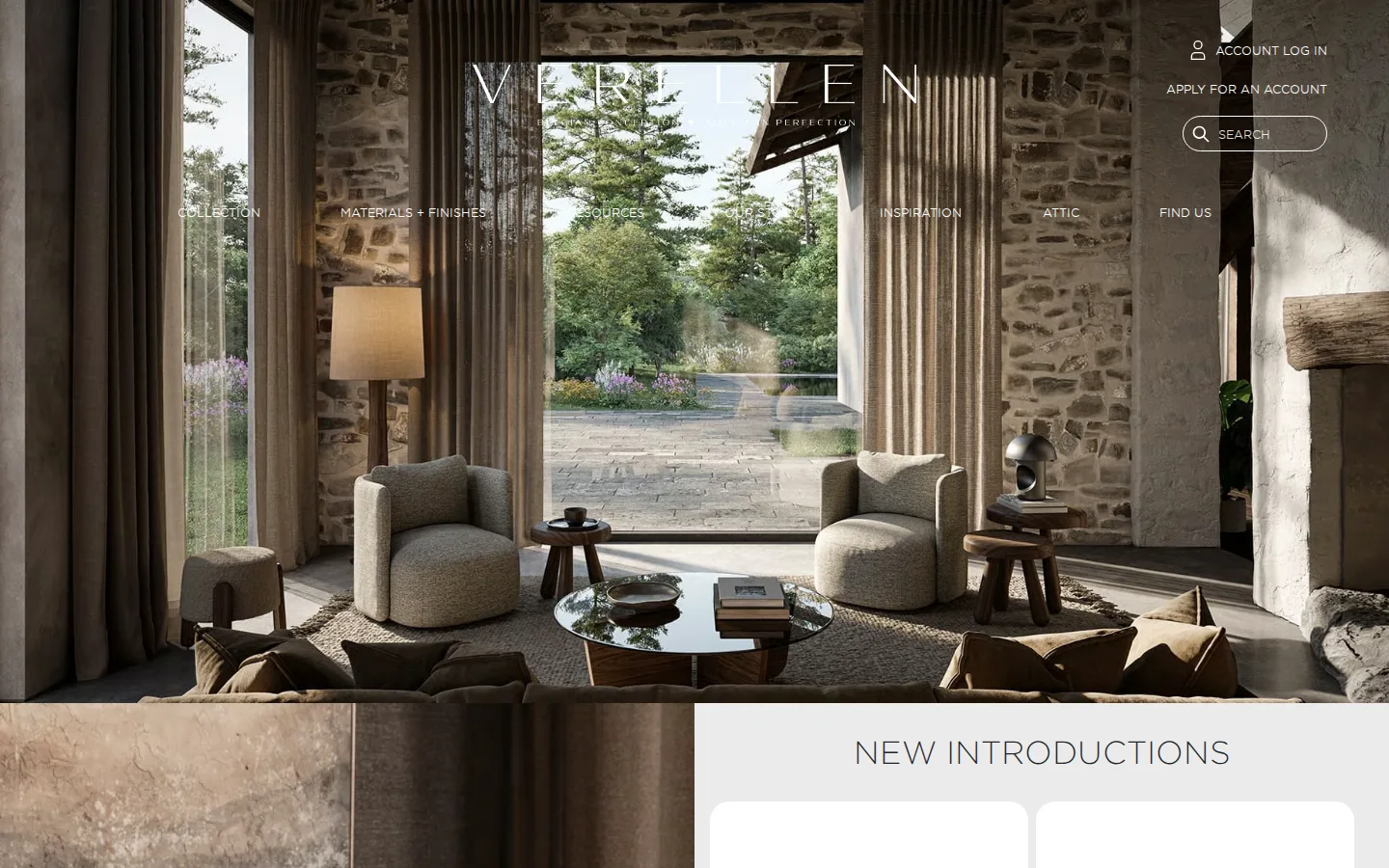 Captured website of Verellen Atelier Denver