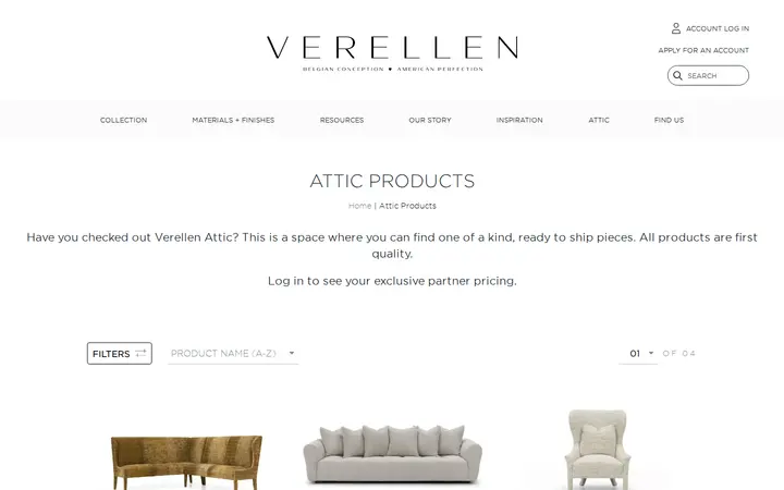 /attic-products — Verellen Atelier Denver
