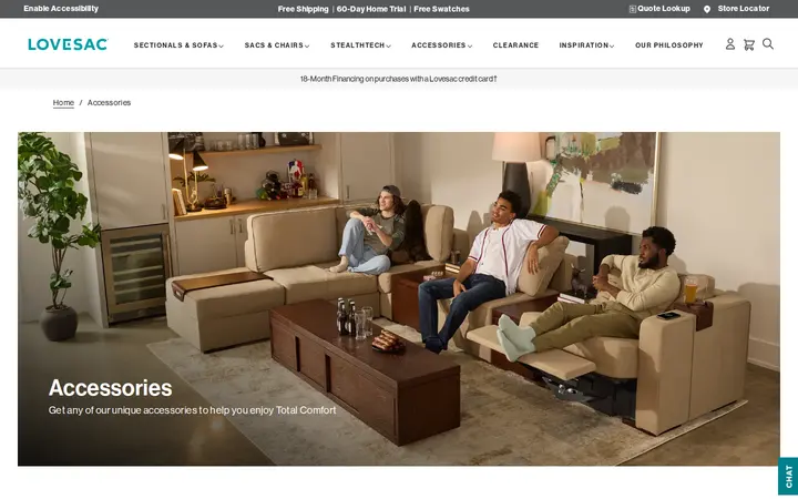 /accessories — Lovesac