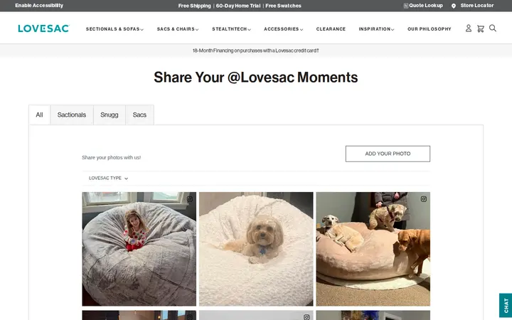 /customer-gallery — Lovesac