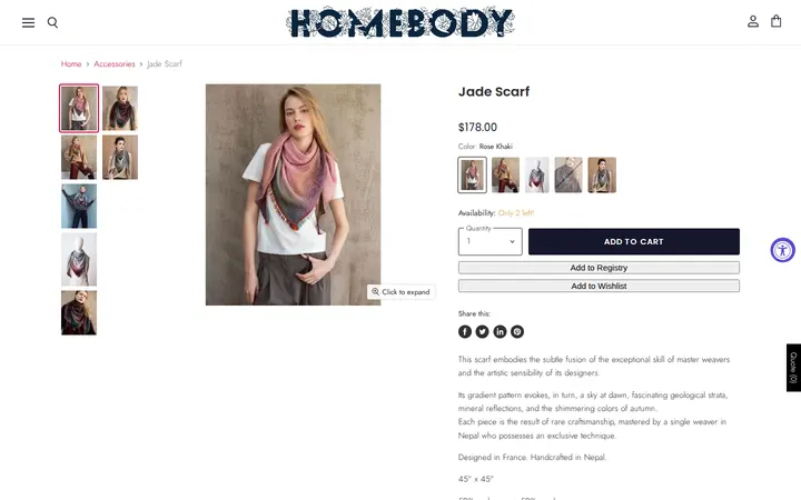 /collections/accessories/products/jade-scarf — Homebody