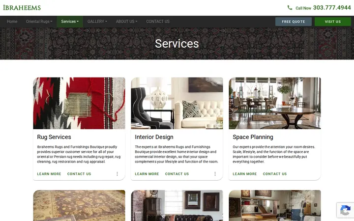 /services — Ibraheems Rugs