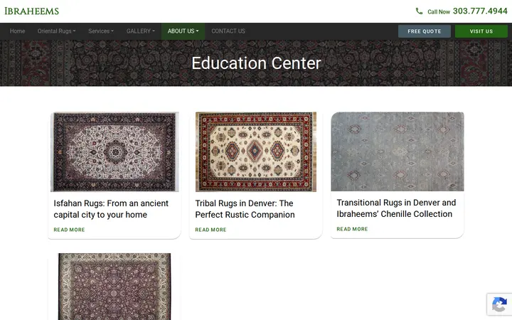 /about-us/education-center — Ibraheems Rugs