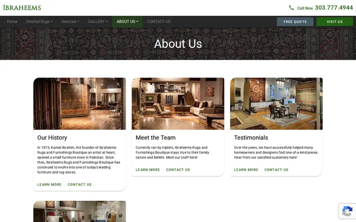 /about-us — Ibraheems Rugs