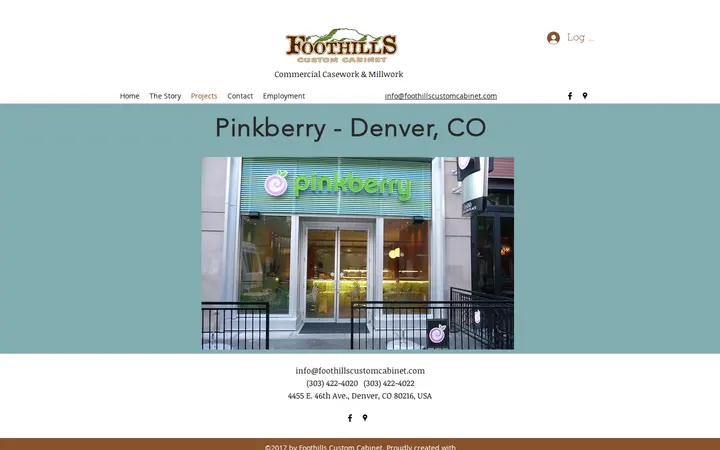 /pinkberry — Foothills Custom Cabinet