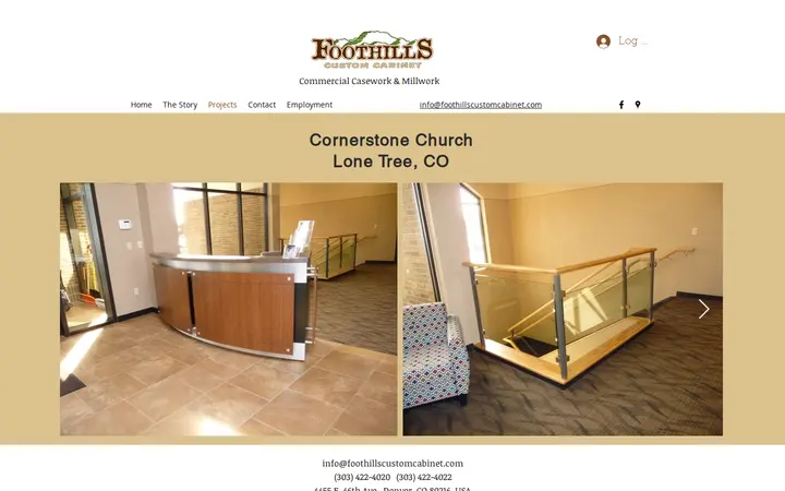 /cornerstone-church — Foothills Custom Cabinet