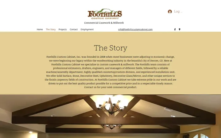/the-story — Foothills Custom Cabinet