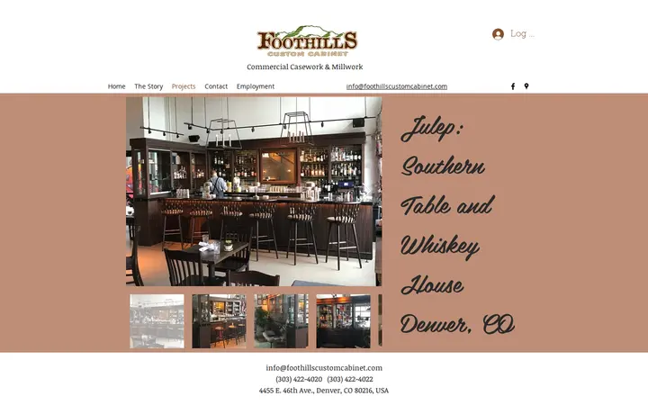 /julep-restaurant — Foothills Custom Cabinet