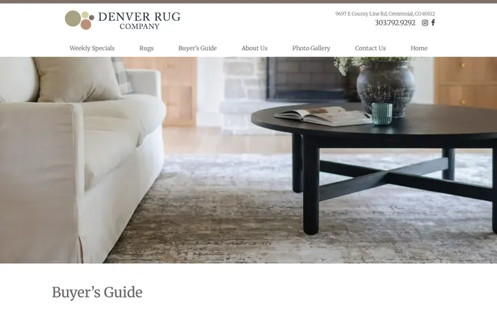 /buyers-guide — Denver Rug Company