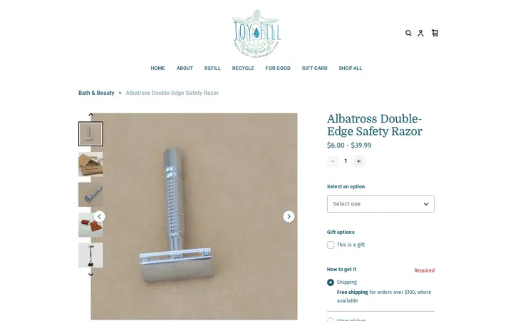 /product/albatross-double-edge-safety-razor/287 — JOY FILL