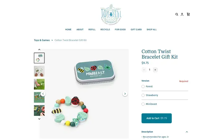/product/cotton-twist-bracelet-gift-kit/759 — JOY FILL