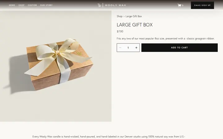 /shop/p/mothers-day-gift-box — Wooly Wax Candles