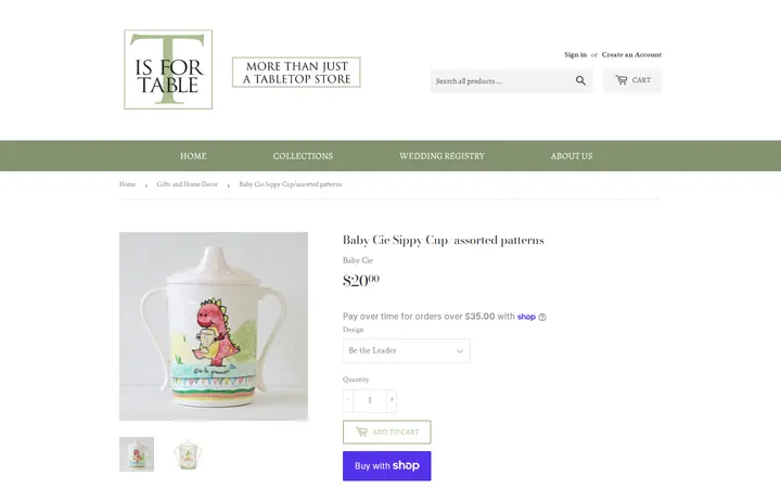 /collections/gifts/products/baby-cie-sippy-cup — T is for Table