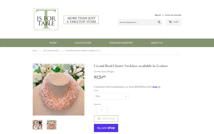 /collections/gifts/products/crystal-bead-cluster-necklace-available-in-2-colors — T is for Table