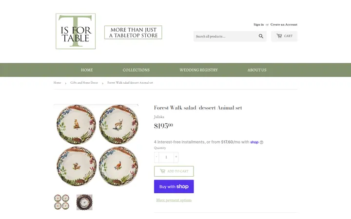 /collections/gifts/products/forest-walk-salad-desert-animal-set — T is for Table