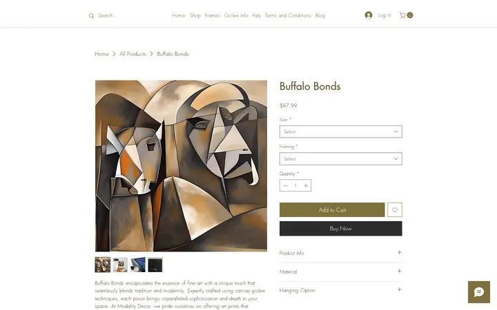 /product-page/buffalo-bonds — Modality Decor