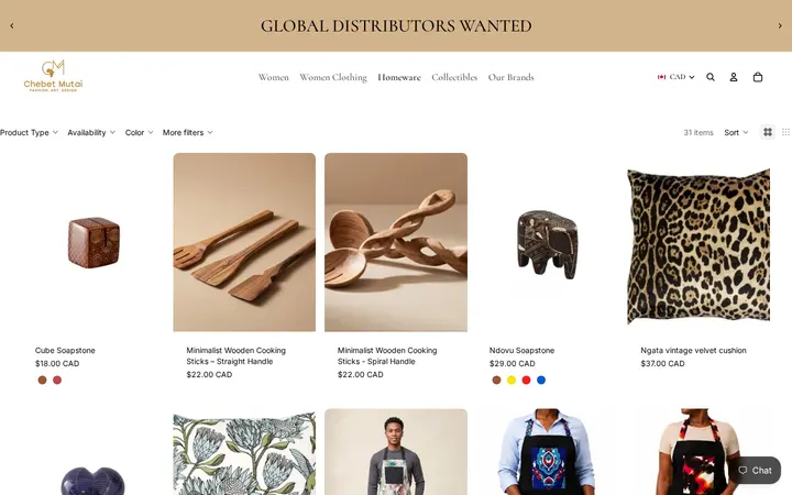 /collections/home-goods — Chebet Mutai