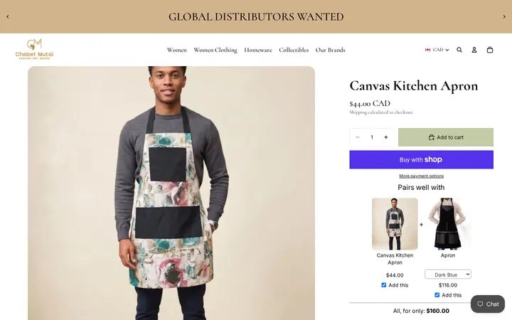 /products/premium-artistic-kitchen-apron-with-pockets-unisex-cooking-apron — Chebet Mutai