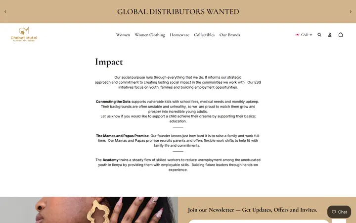 /pages/impact — Chebet Mutai