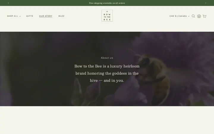 /pages/about-us — Bow to the Bee Luxury Jewelry