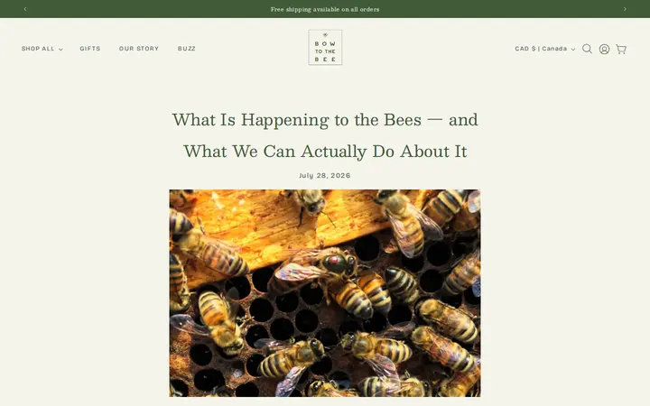 /blogs/buzz/what-is-happening-to-the-bees-and-what-we-can-actually-do-about-it — Bow to the Bee Luxury Jewelry