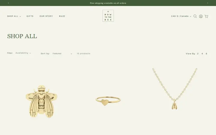 /collections/bee-jewelry — Bow to the Bee Luxury Jewelry