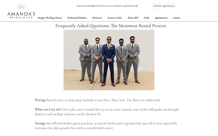 /suitrental101 — Amanda's Bridal & Tux
