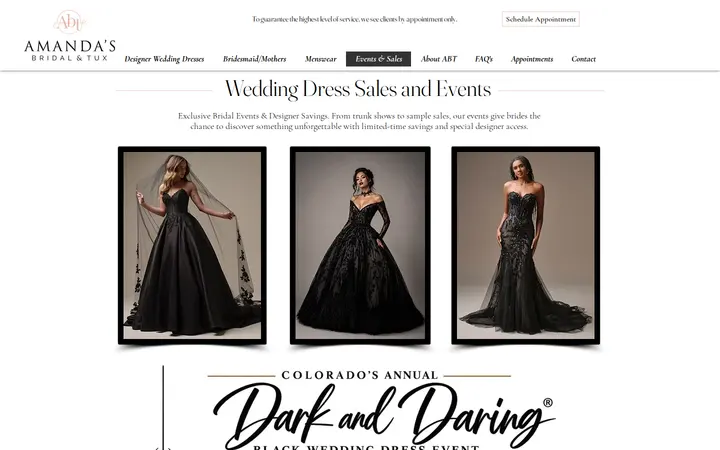 /events — Amanda's Bridal & Tux