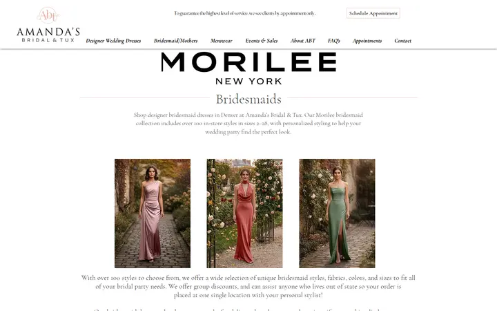 /bridesmaids — Amanda's Bridal & Tux