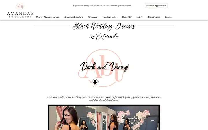 /black-wedding-dresses — Amanda's Bridal & Tux
